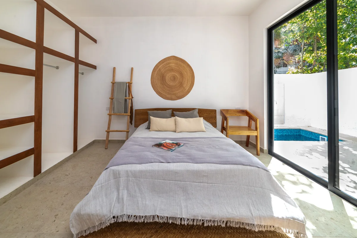 Image of Swimming Pool at Kim-Koba, featuring Bedroom, Minimalist Design.