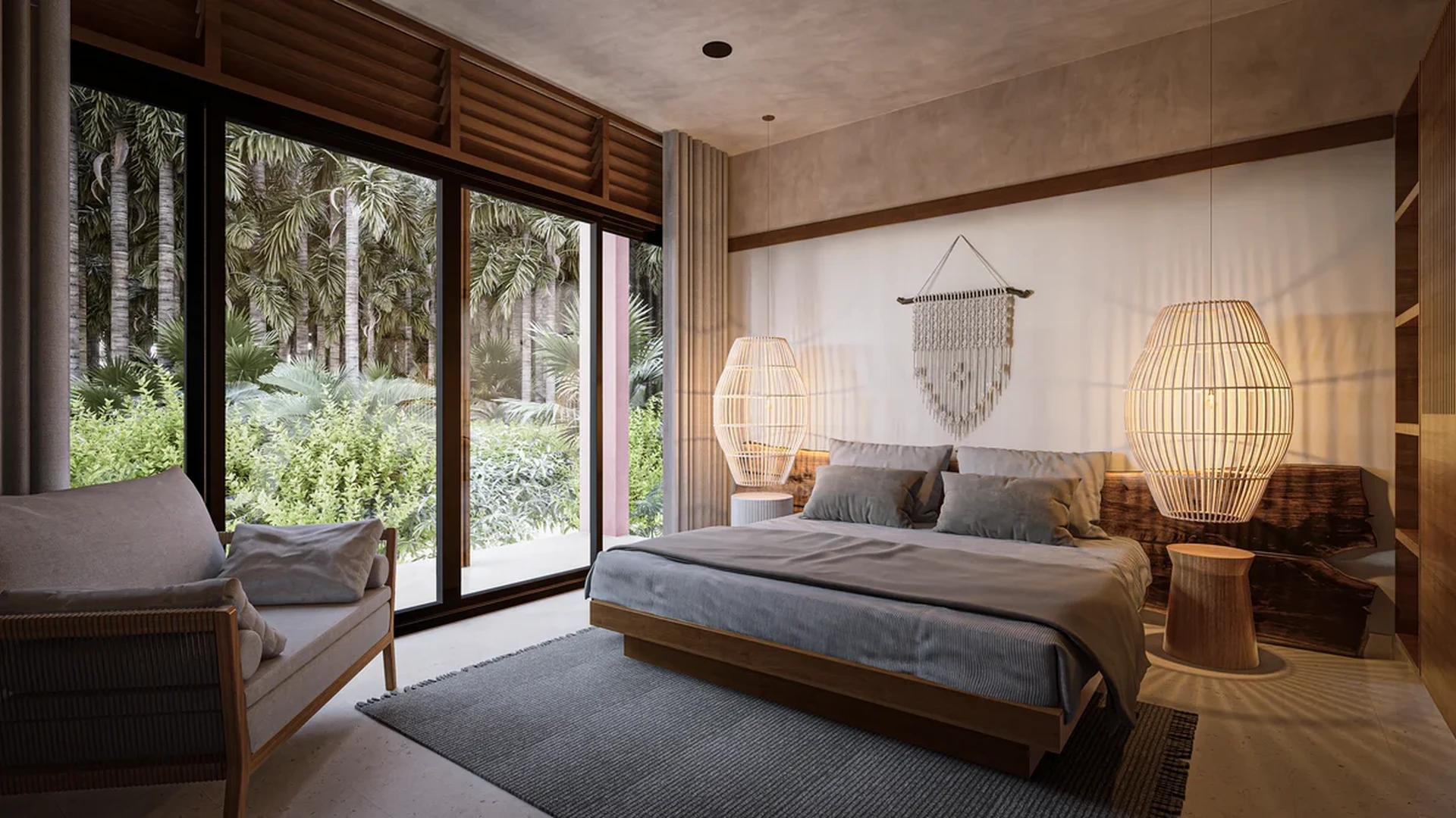 Image of Garden at Kiino, featuring Bedroom, Modern Design.