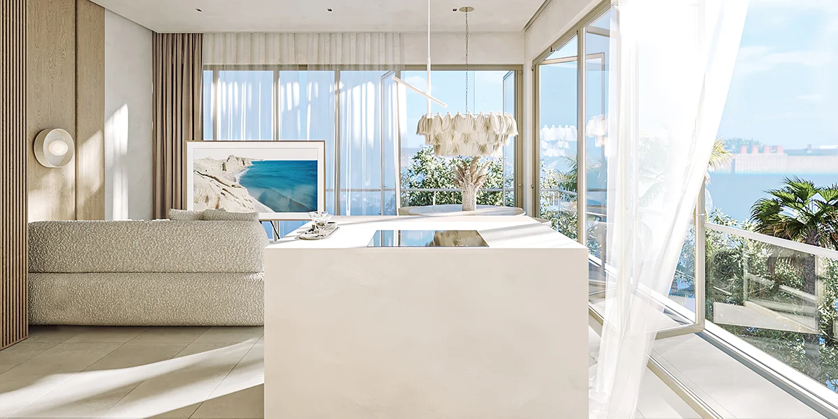 Image of Ocean View at Spirit 1990, featuring Open-Concept Living, Modern Kitchen.