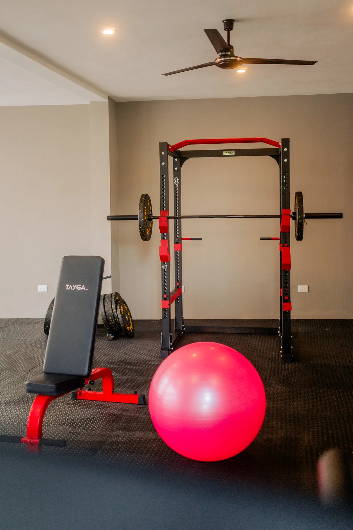 Image of Gym at AAK, featuring Home Gym, Workout Space.