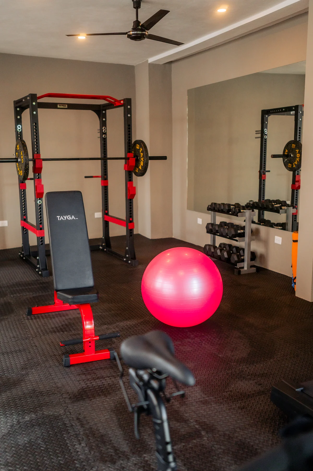 Image of Gym at AAK, featuring Property Gym, Fitness Center.