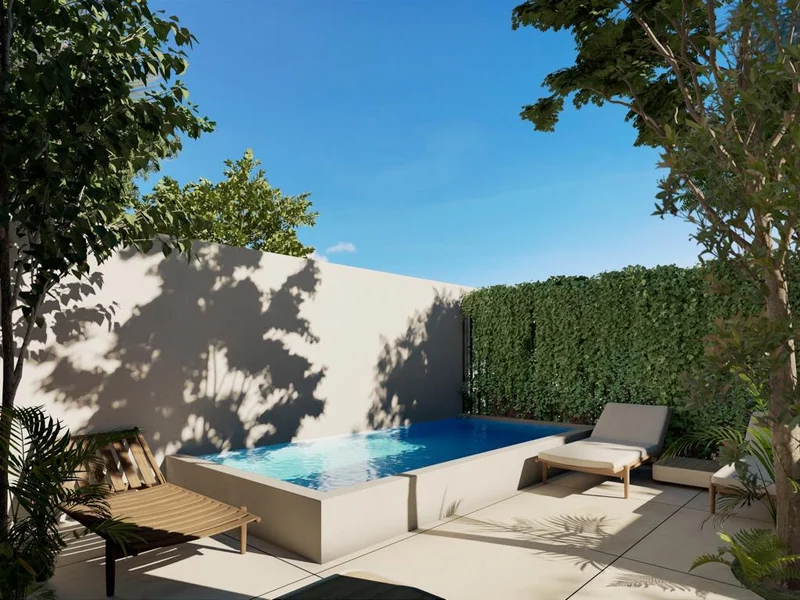 Image of Swimming Pool at Zek Tulum, featuring Plunge Pool, Outdoor Living.