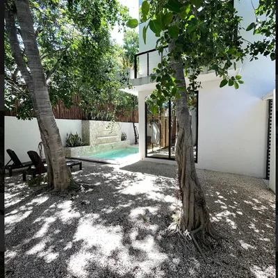 Image of Swimming Pool at Akasha Homes, featuring Modern Architecture, Private Swimming Pool.