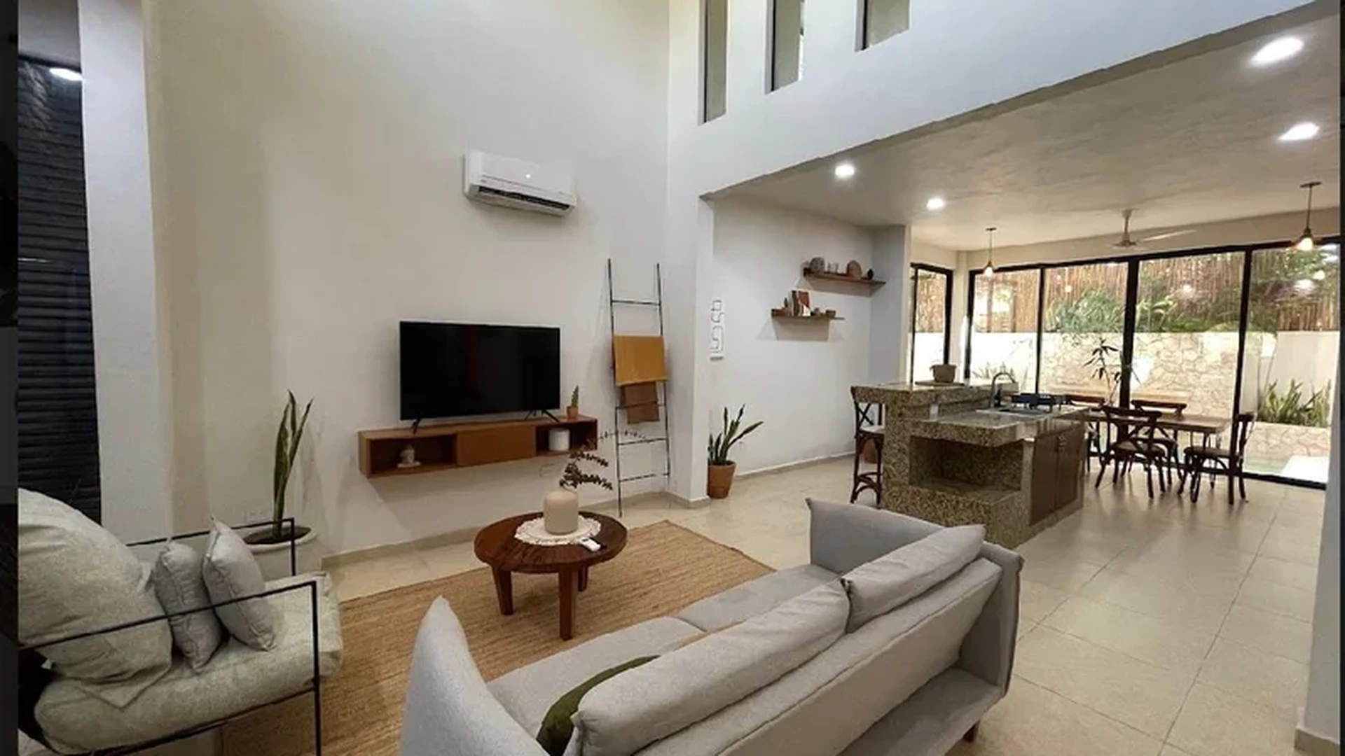 Image of Garden at Akasha Homes, featuring Open Concept Living, Modern Interior.