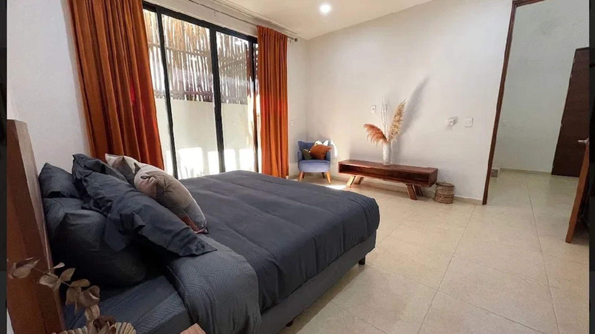 View of Modern Bedroom at Akasha Homes, showcasing Spacious Bedroom, Contemporary Design.