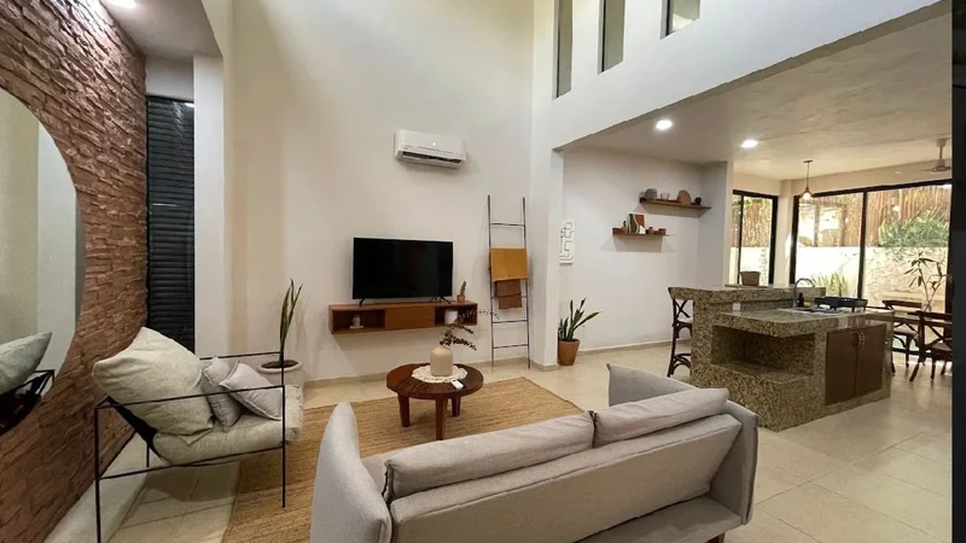 Image of Garden at Akasha Homes, featuring Open Concept Living, Modern Interior Design.