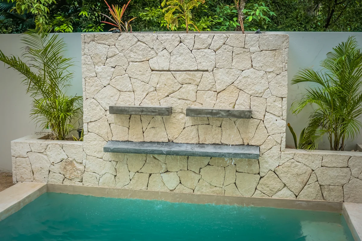 Image of Swimming Pool at Akasha Homes, featuring Swimming Pool, Water Feature.