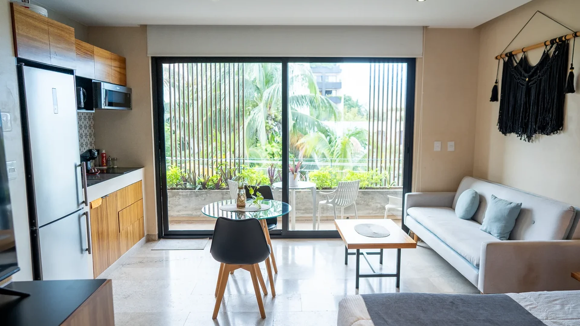 View of Studio Apartment at Kaahal, showcasing Modern Interior, Open Concept Living.