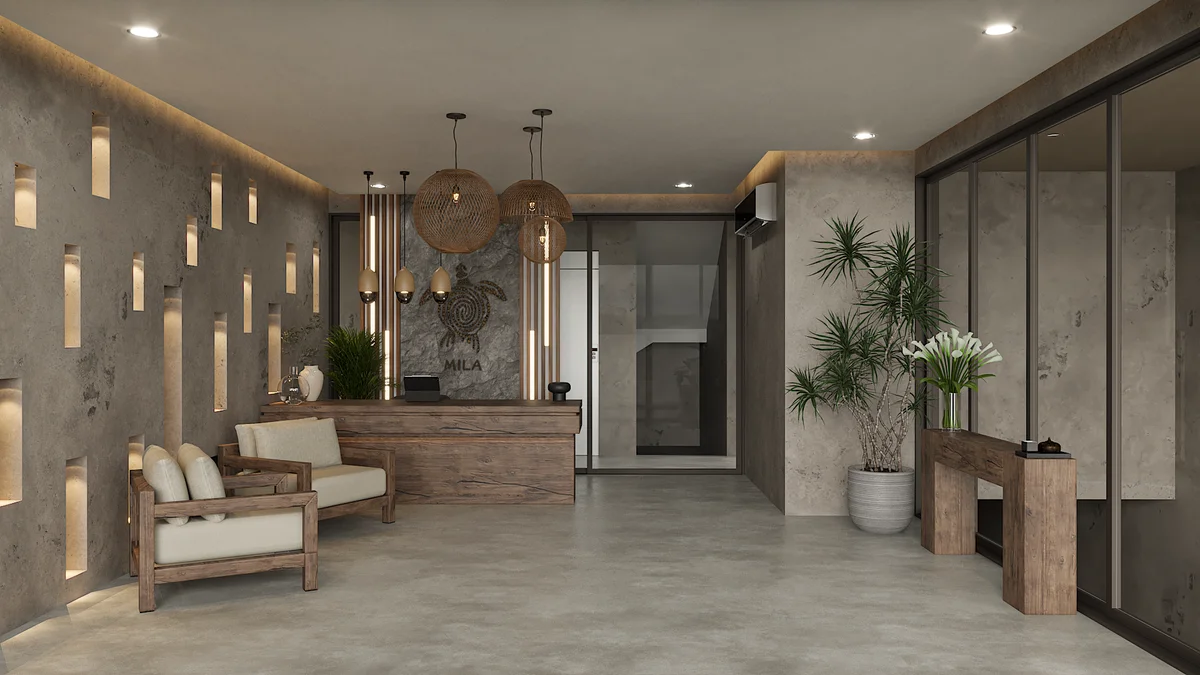 Image of Lobby at Mila Condos, featuring Lobby, Reception Area.