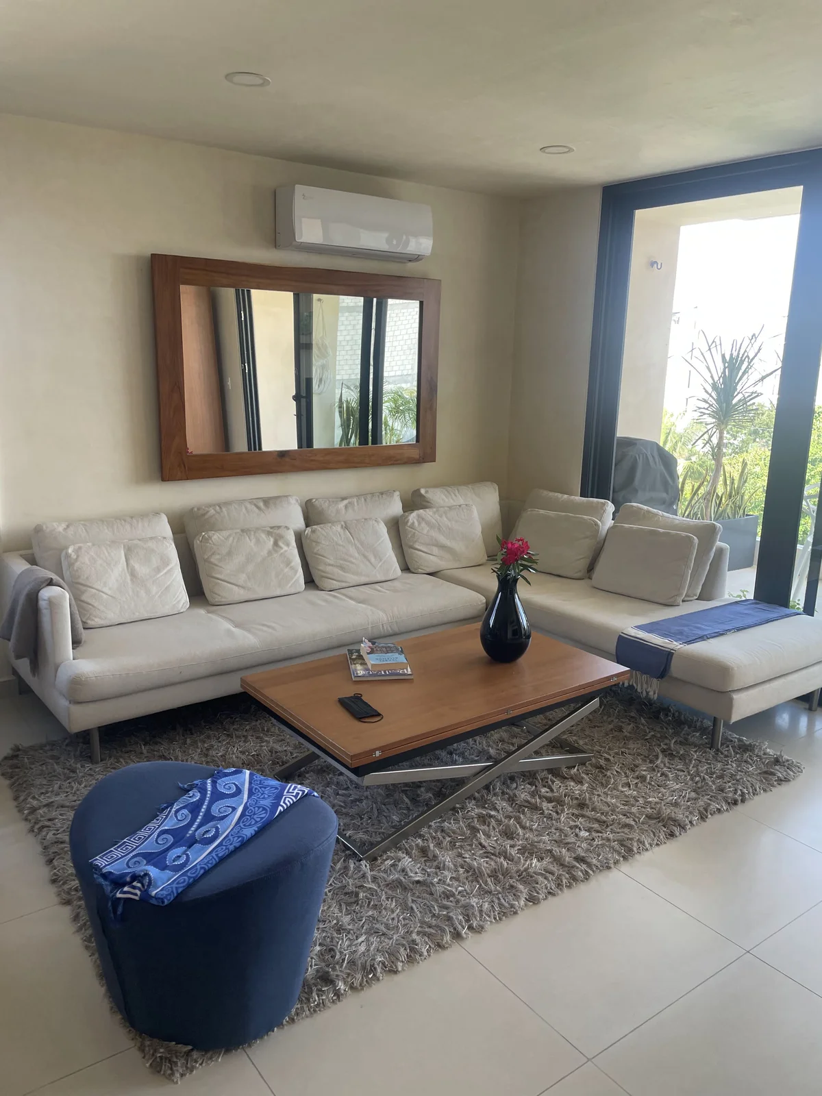 View of Living Room at Polo 5ta, showcasing Modern Interior, Comfortable Sofa.