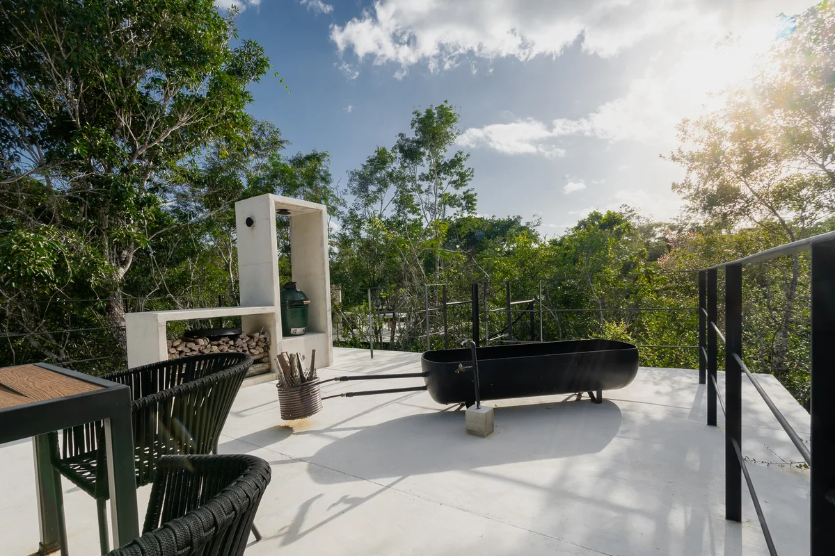 Image of Rooftop Terrace at Tree60, featuring Rooftop Terrace, Grill Area.