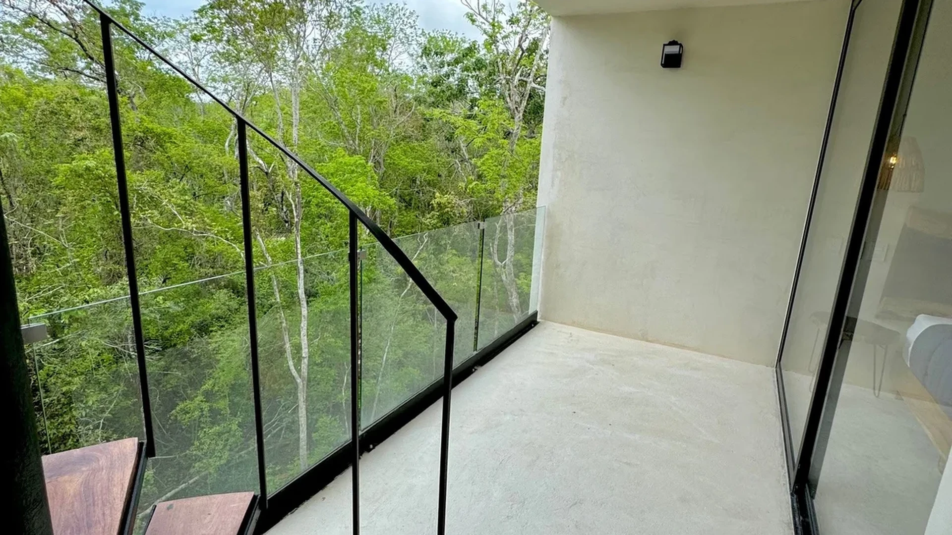 View of Modern Balcony at Xeiba, showcasing Outdoor Space, Green View.