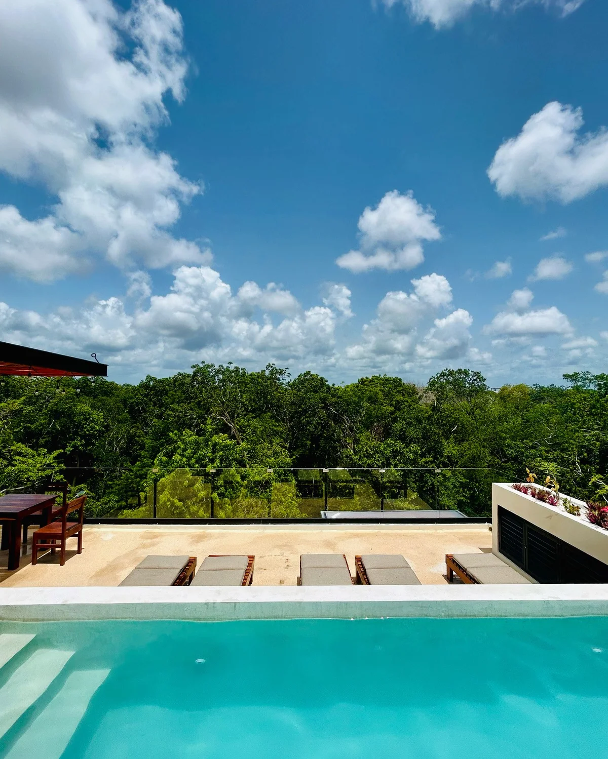 Image of Swimming Pool at Xeiba, featuring Rooftop Pool, Tropical View.