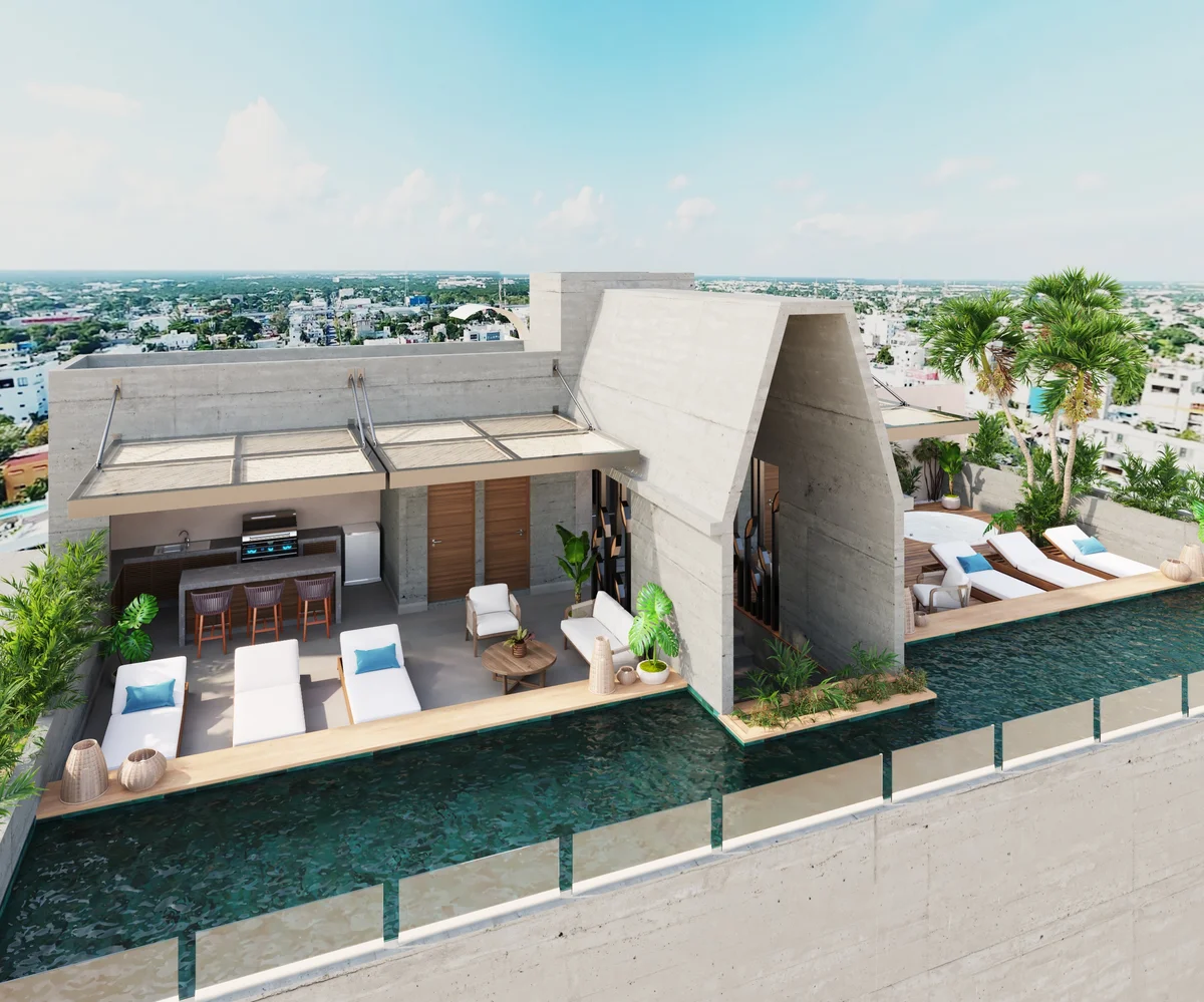 Image of Swimming Pool at Xiol, featuring Rooftop Terrace, Infinity Pool.