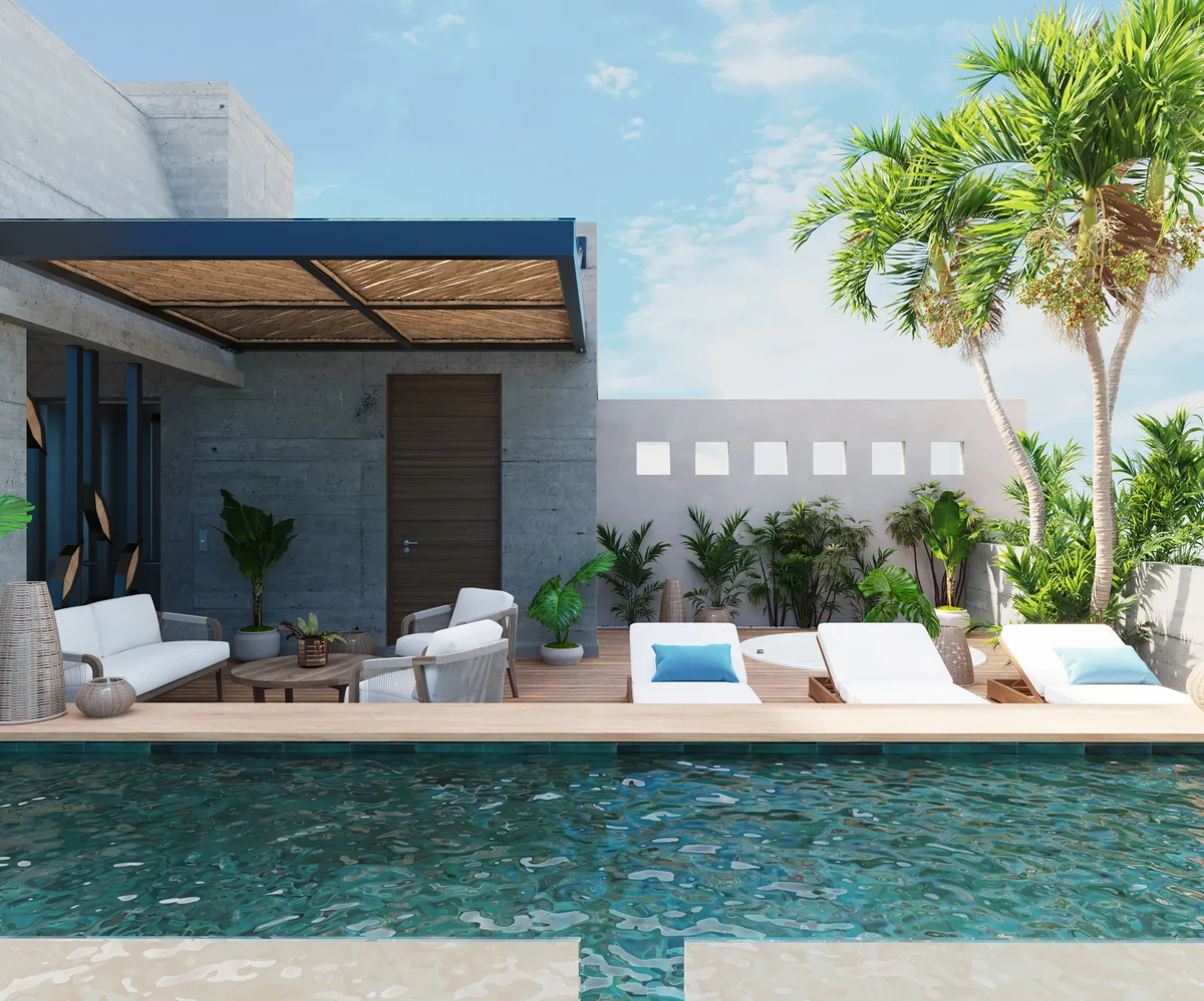 Image of Swimming Pool at Xiol, featuring Luxury Outdoor Living, Private Pool Area.