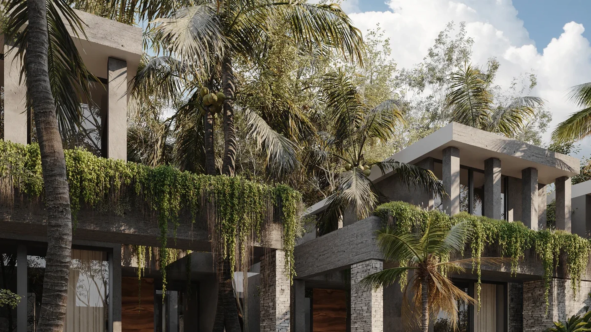 Image of Garden at Distrito Bondia, featuring Tropical Architecture, Modern Residence.