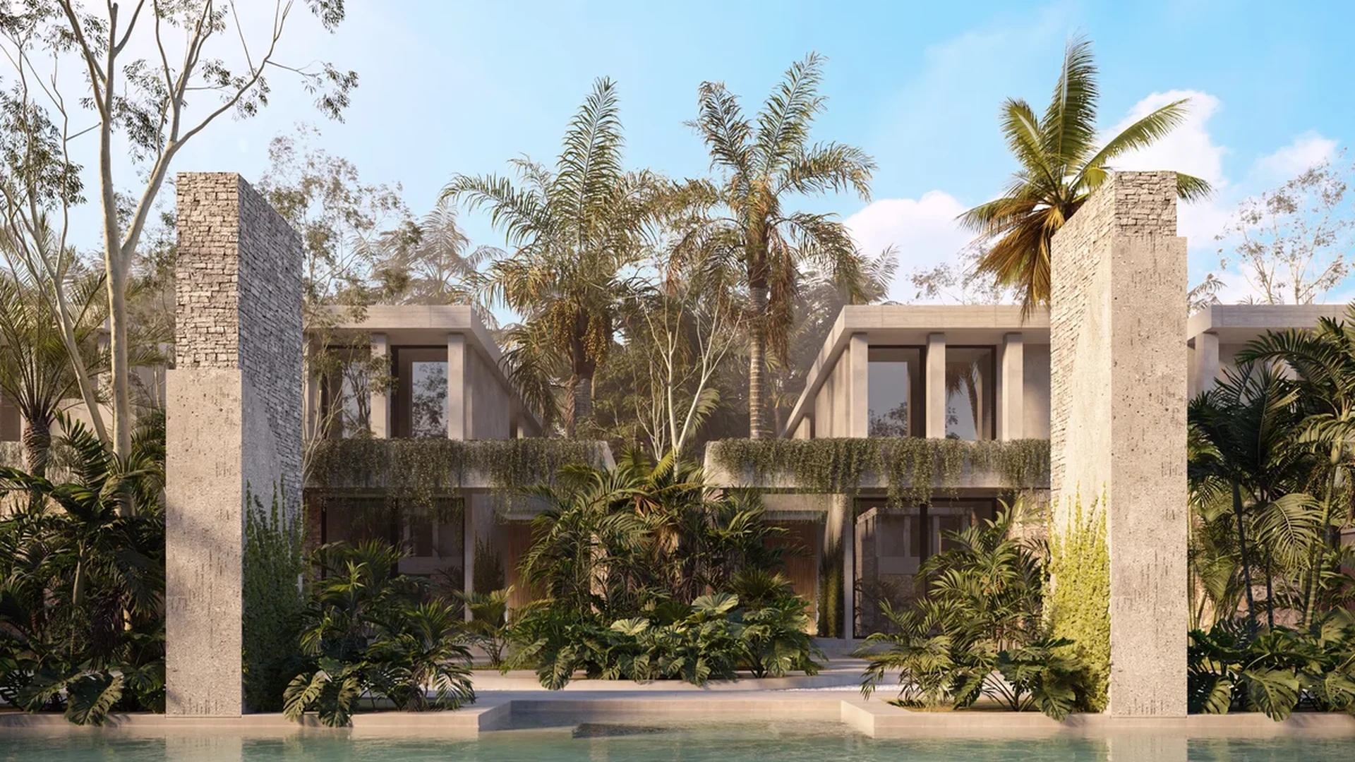 Image of Swimming Pool at Distrito Bondia, featuring Modern Architecture, Swimming Pool.