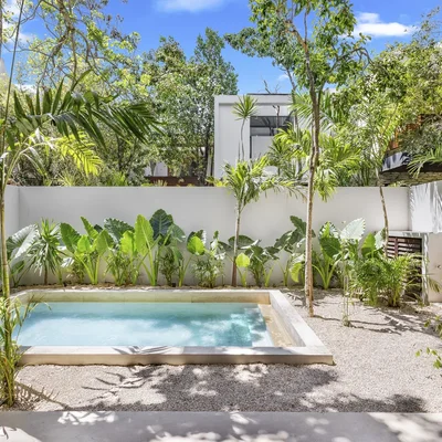 Image of Swimming Pool at Casa Kaa, featuring Private Pool, Tropical Garden.