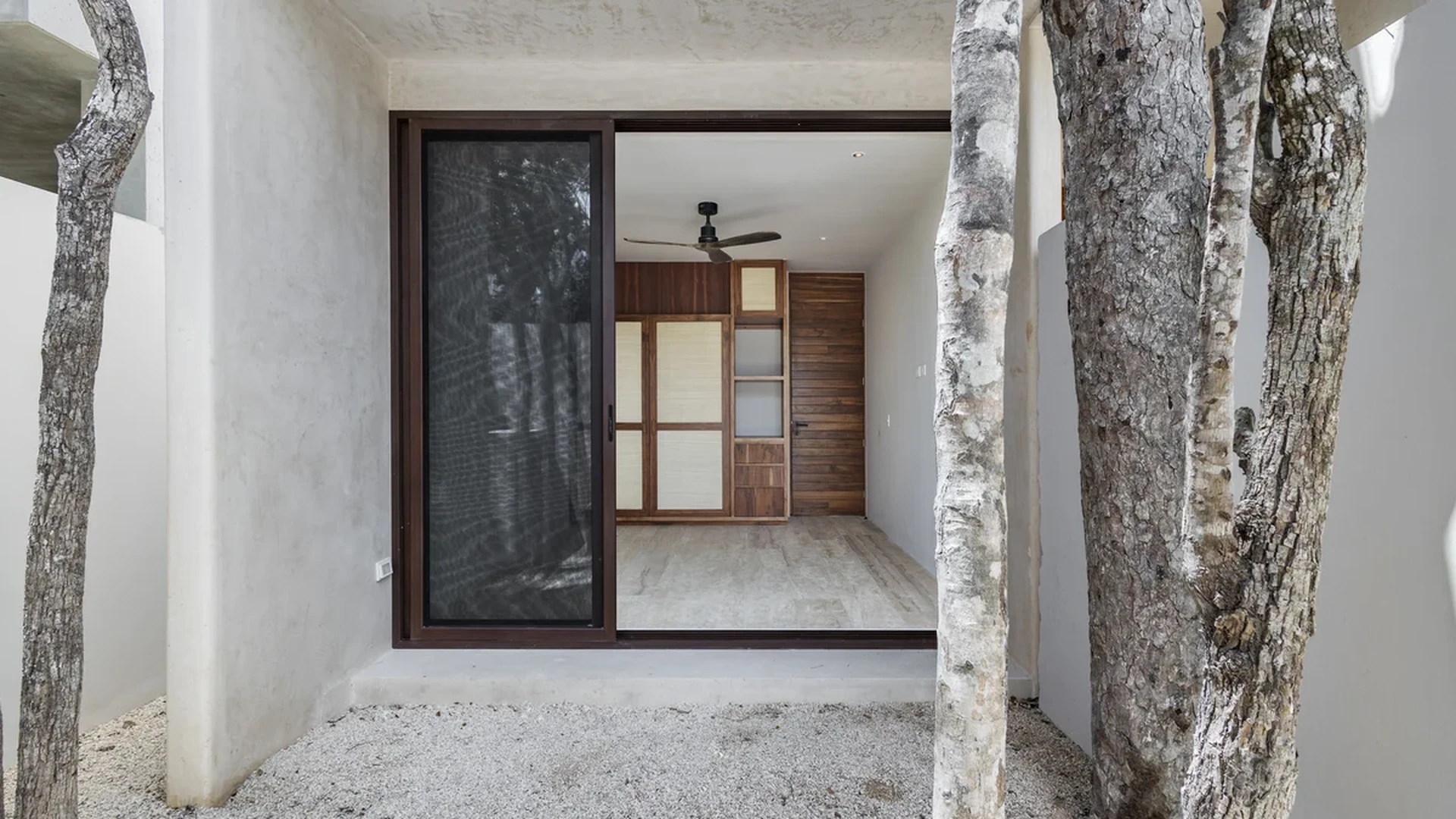 Image of Garden at Casa Kaa, featuring Modern Architecture, Indoor-Outdoor Living.