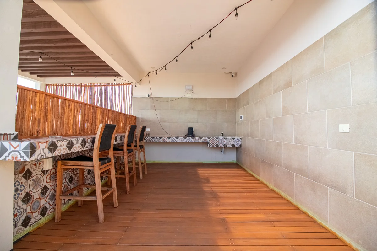 Image of Rooftop Terrace at Torre 25, featuring Outdoor Bar, Rooftop Terrace.