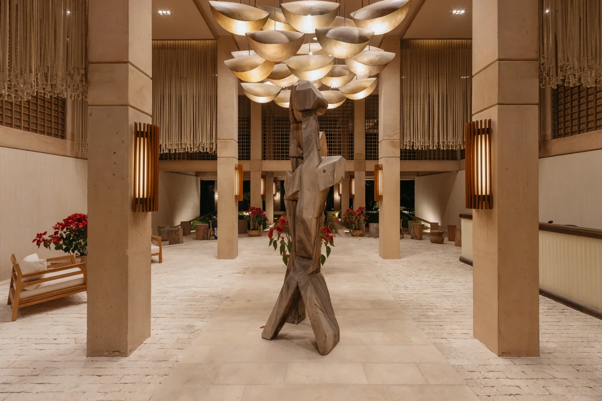 Image of Lobby at The Village, featuring Grand Lobby, Luxury Interior.