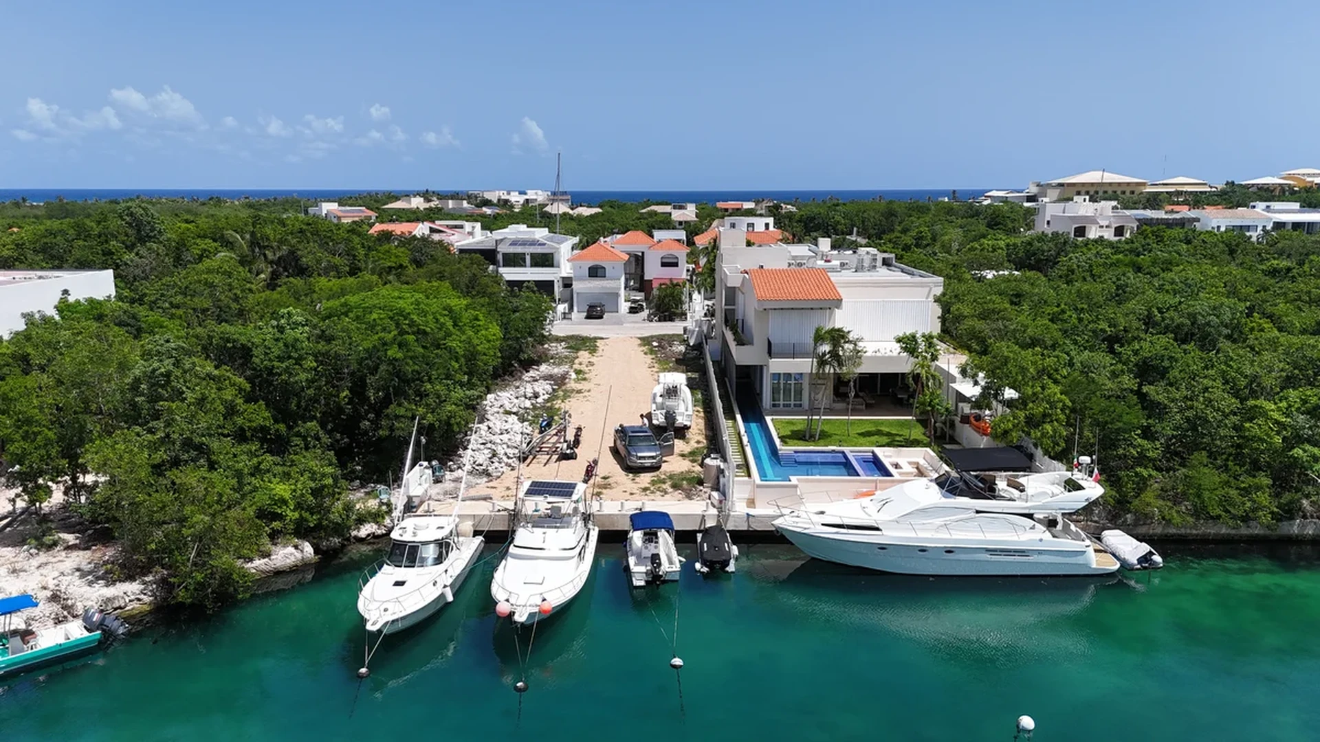 Image of Swimming Pool at Puerto Aqua, featuring Waterfront Property, Luxury Real Estate.