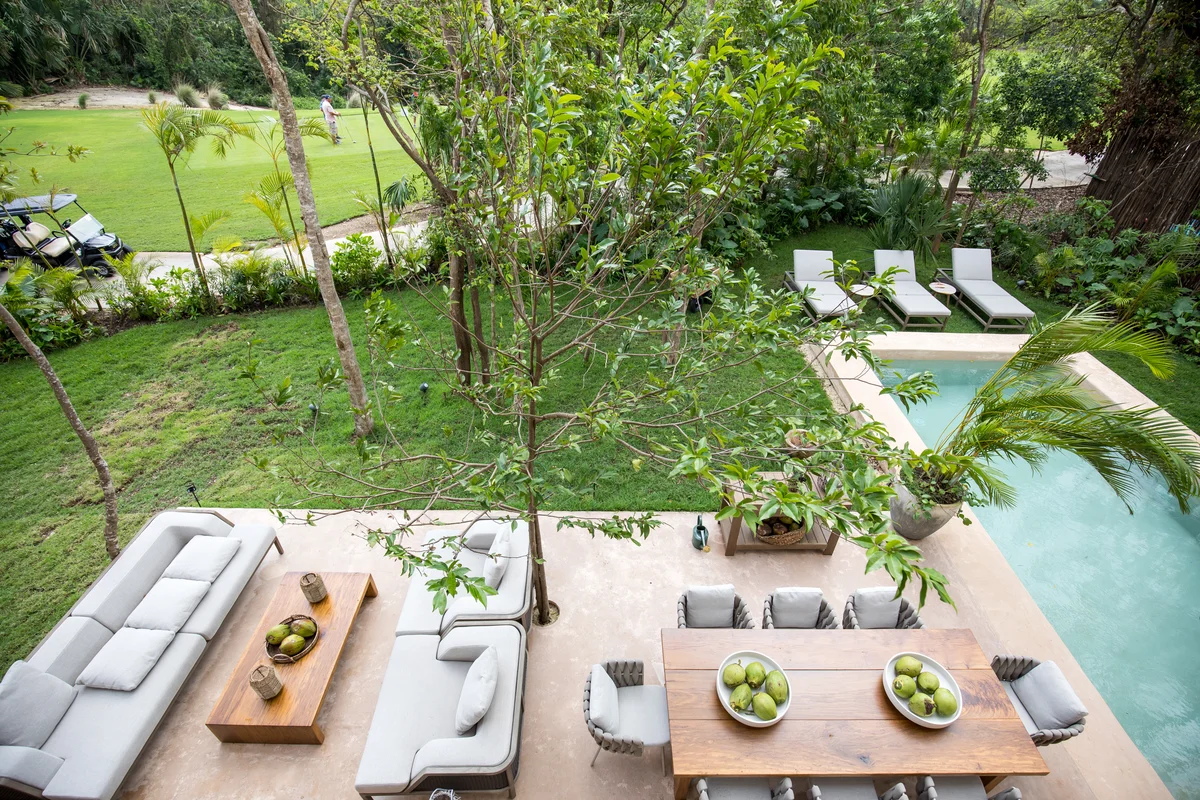 Image of Swimming Pool at Palm Villas, featuring Outdoor Living, Private Pool.