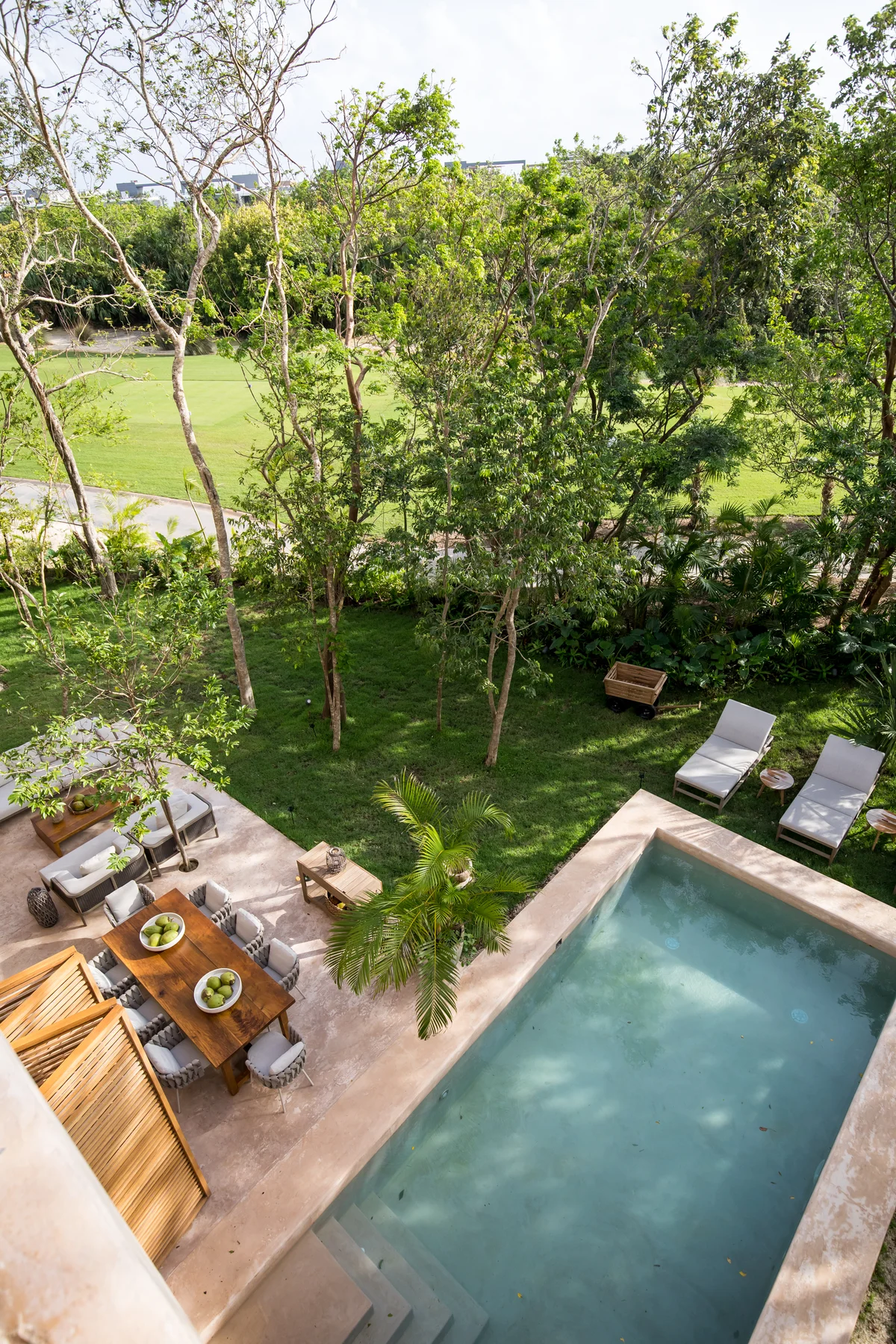 Image of Swimming Pool at Palm Villas, featuring Outdoor Living, Private Pool.