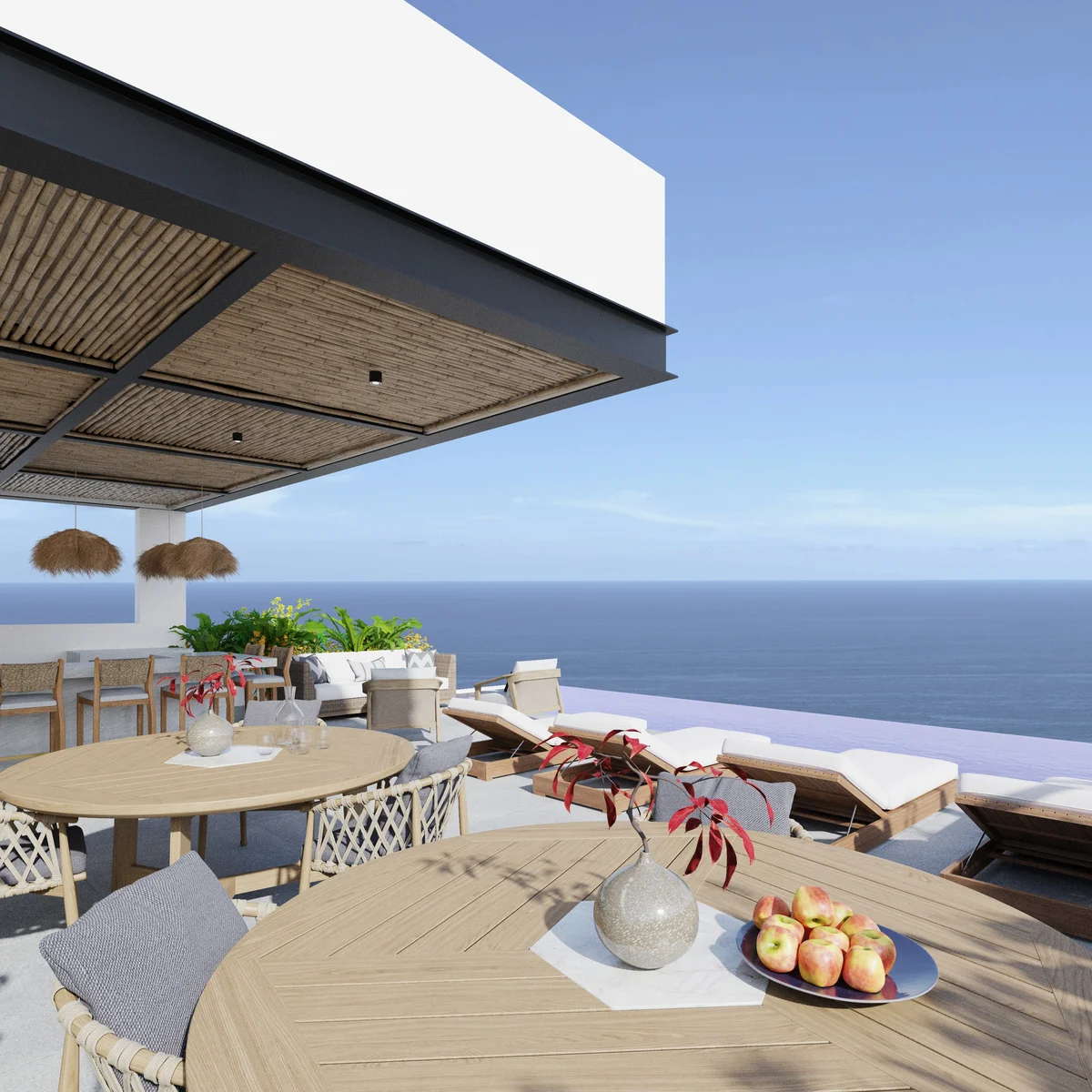 Image of Swimming Pool at Elysium, featuring Rooftop Terrace, Ocean View.