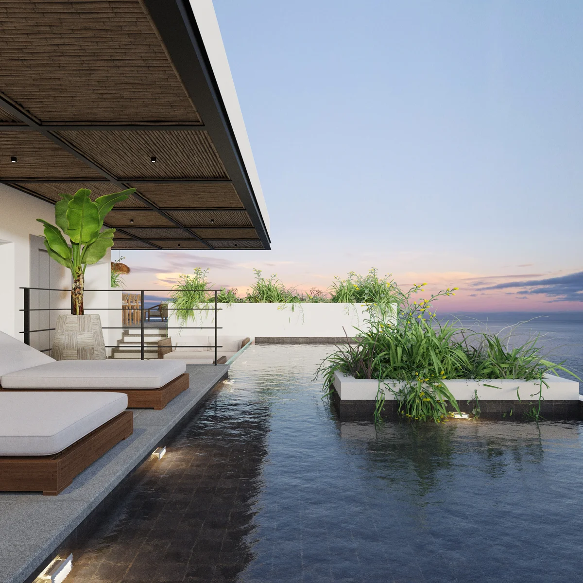 Image of Swimming Pool at Elysium, featuring Rooftop Pool, Ocean View.