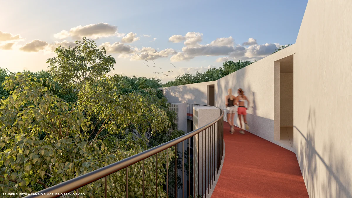 Image of Garden at Tao Sek, featuring Outdoor Jogging Track, Green Architecture.