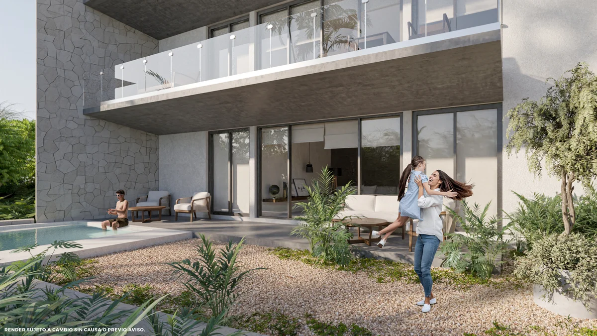 Image of Swimming Pool at Tao Sek, featuring Modern Architecture, Outdoor Living.