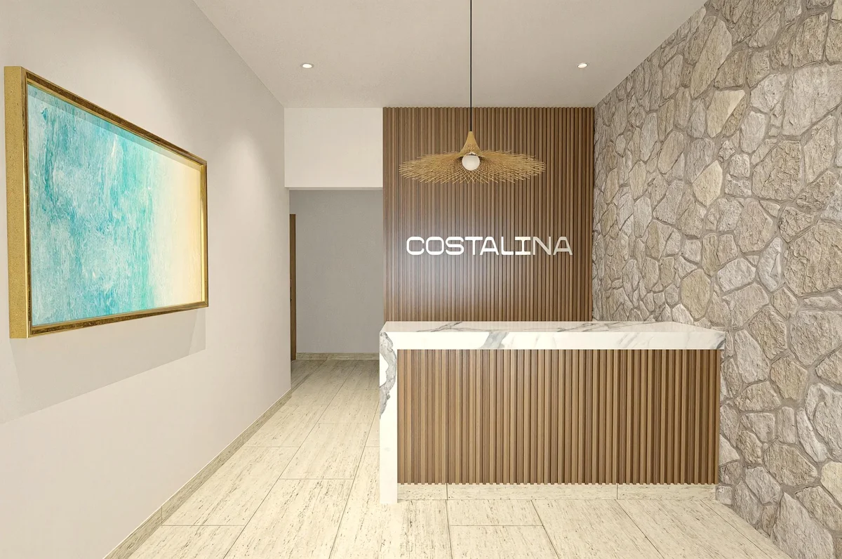 Image of Lobby at Costalina Residences, featuring Lobby Area, Reception Desk.