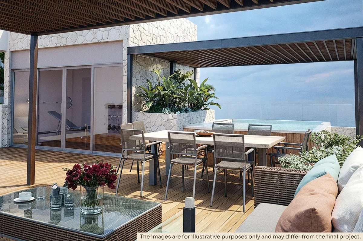 Image of Rooftop Terrace at Costalina Residences, featuring Rooftop Terrace, Outdoor Dining.