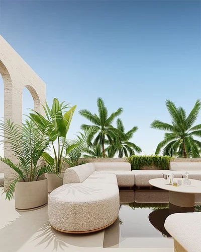 Image of Rooftop Terrace at Spirit 1978, featuring Rooftop Lounge, Outdoor Living.