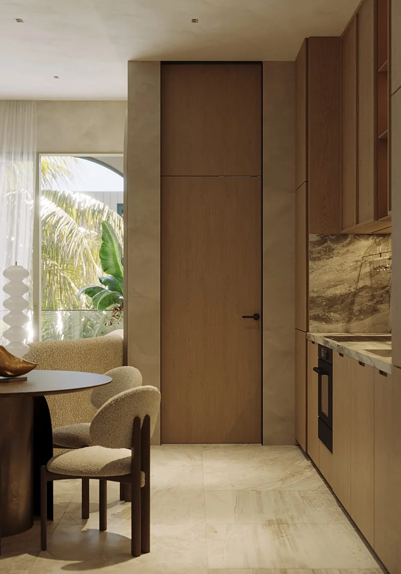 Image of Garden at Spirit 1978, featuring Modern Kitchen, Dining Area.