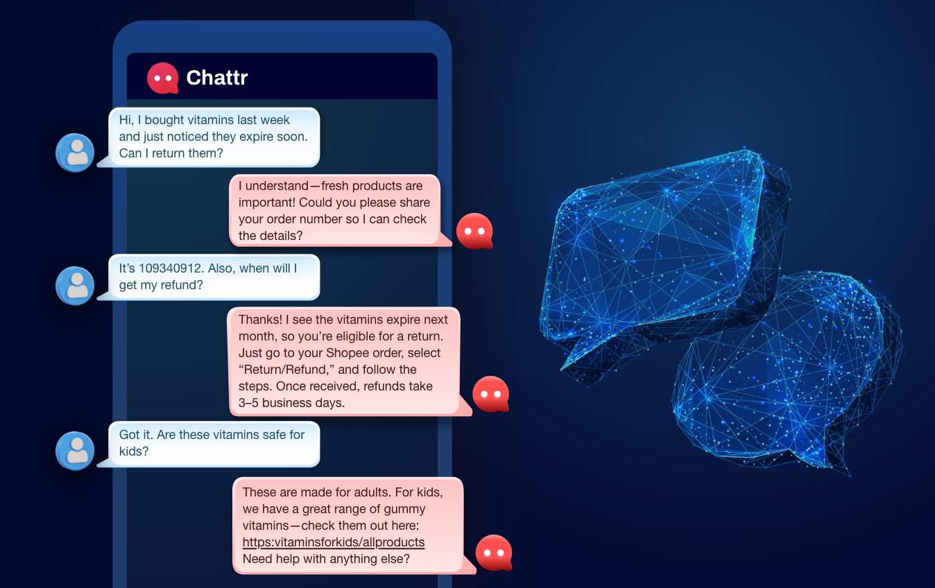 Chattr - Customer Support Agent