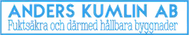 Logo with text Anders Kumlin AB and a subtitle in Swedish about photography services.
