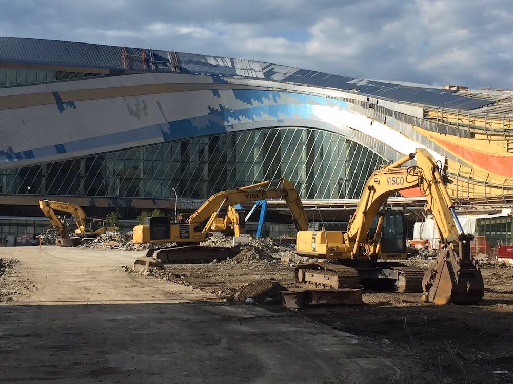 Demolition services at Rogers Place
