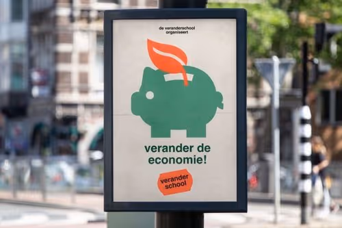 De verandereconomie banner