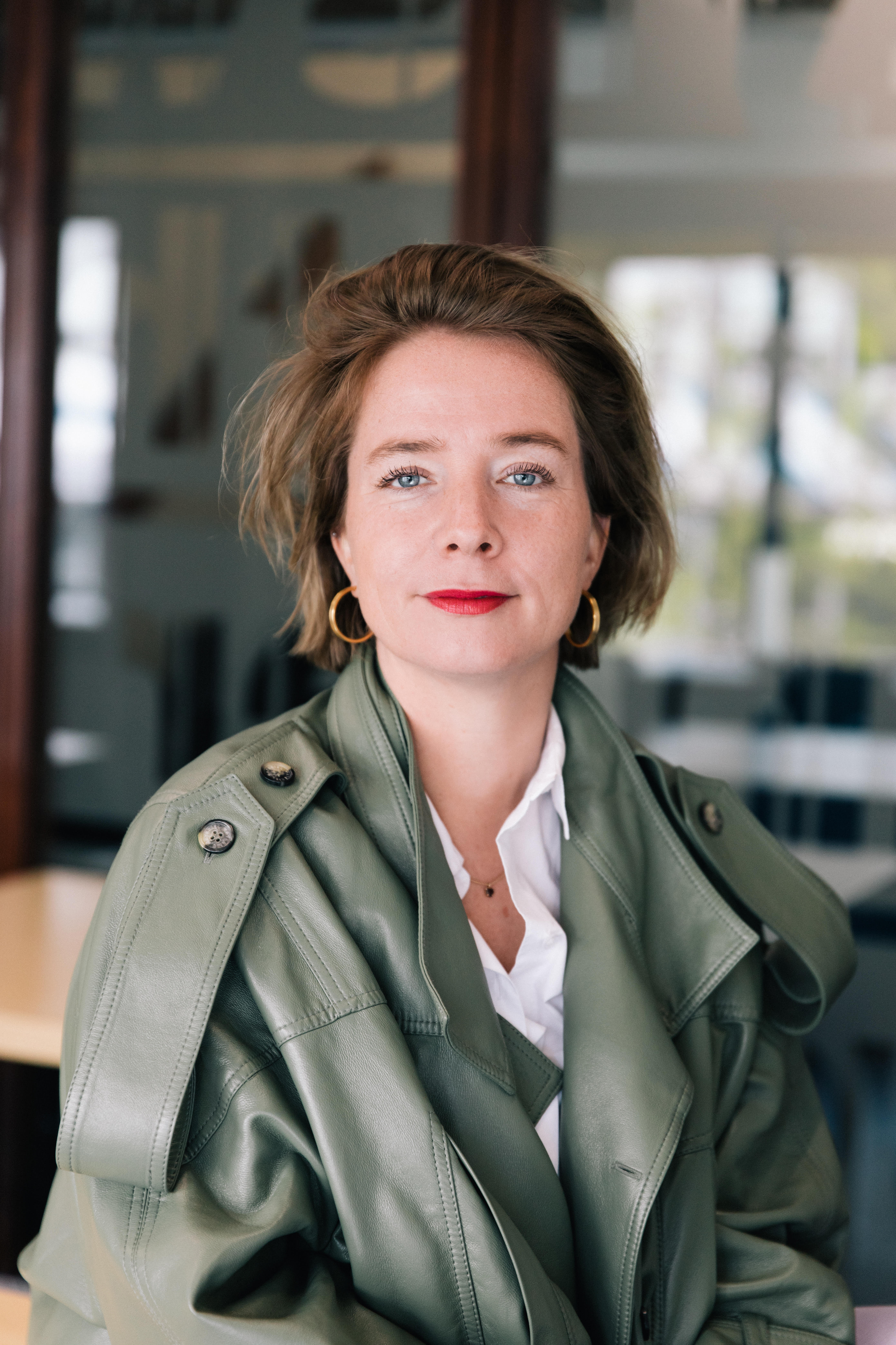 Portret van Denise Harleman, gastdocent bij De Groene Afslag School