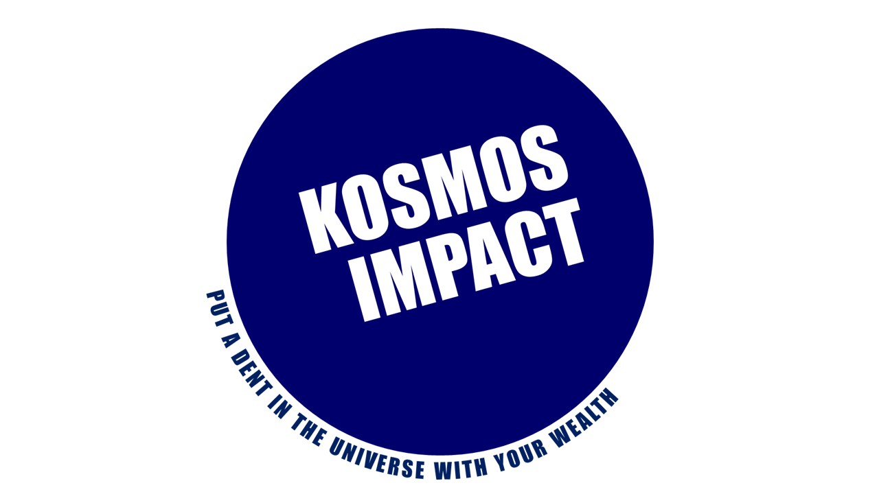 Logo van Kosmos Impact, lid van De Groene Afslag werkplaats.