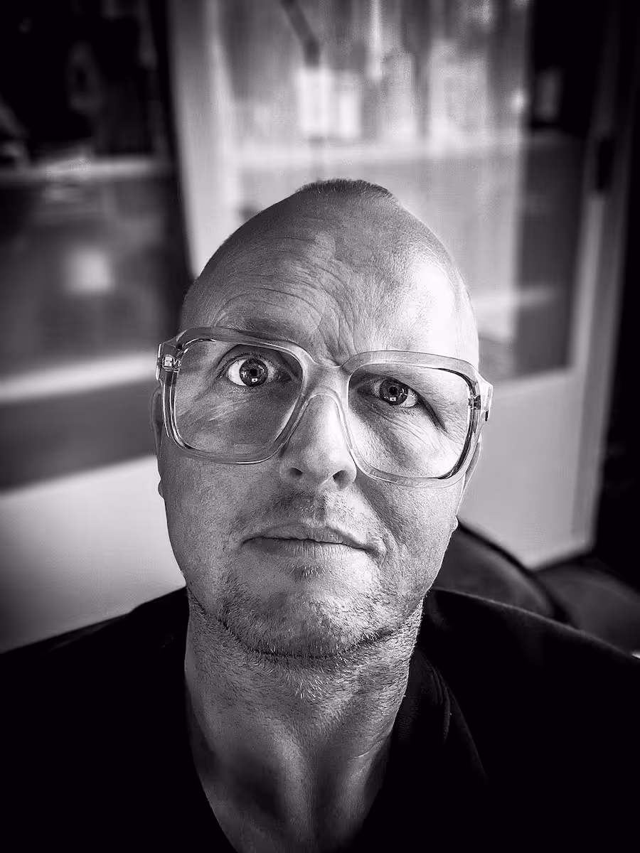 Marcel Kampman, lid van De Groene Afslag werkplaats.