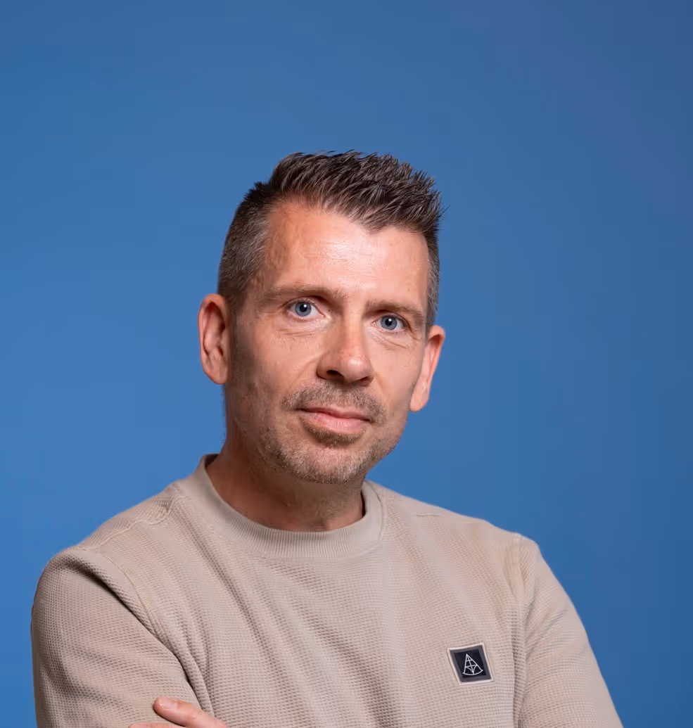 Dave Metz, lid van De Groene Afslag werkplaats.
