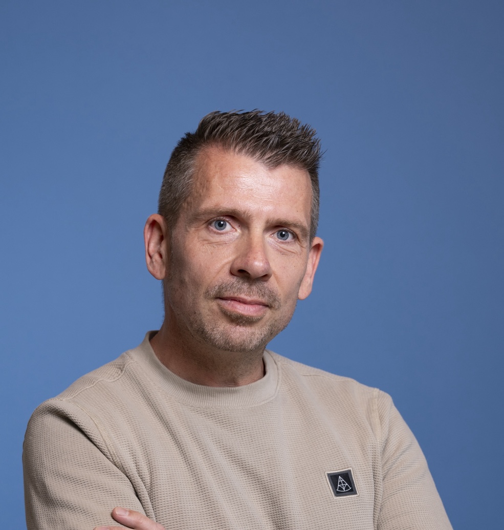 Dave Metz, lid van De Groene Afslag werkplaats.