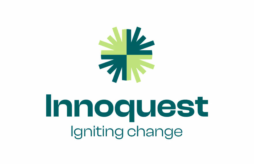 Logo van Innoquest, lid van De Groene Afslag werkplaats.