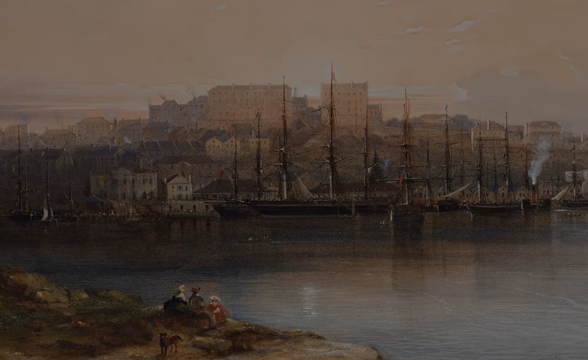 Conrad Martens – Campbell’s Wharf (1857)