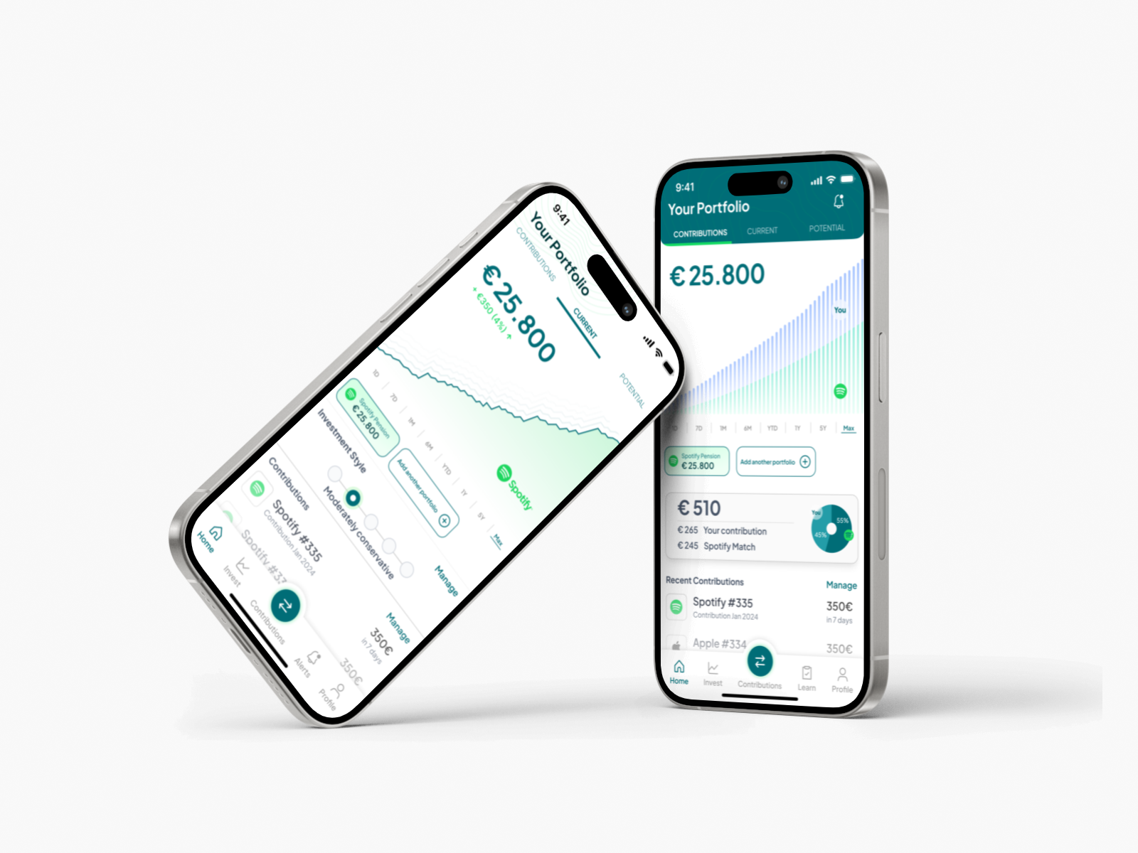 finance app design