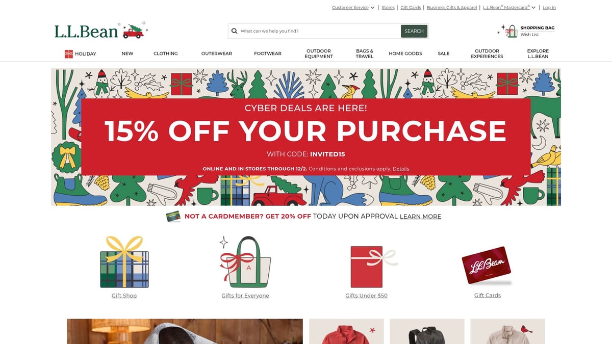 8 Great User Experience Websites to Inspire You in 2026 - L.L. Bean