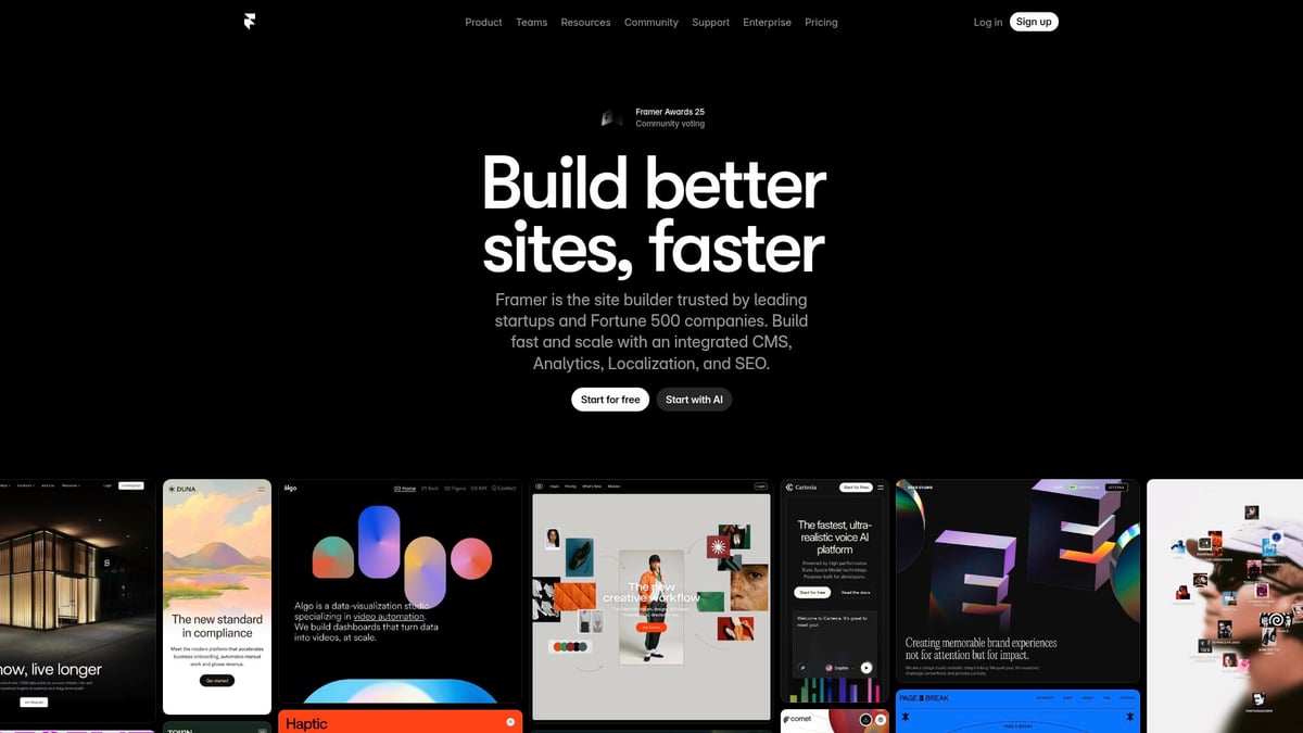 9 Brilliant Great UI Websites to Inspire Your 2026 Designs - Framer